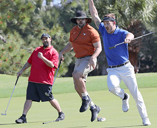 SOF Golf Tournament happy golfers